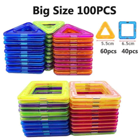 Magnetic Tiles Building Set – STEM Educational Toy Teeny Pandas