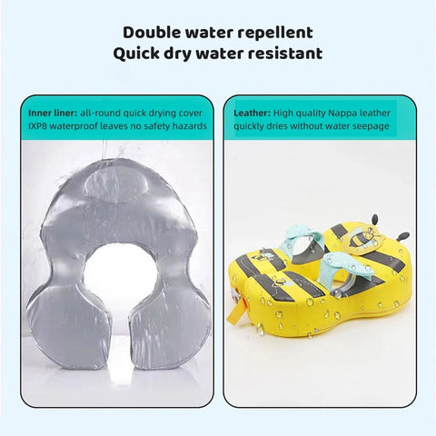 Baby Safe Swim Float - Leak Proof Chest Float! Teeny Pandas