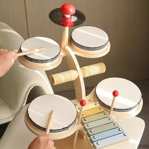 Montessori 7 in 1 Creative Music Set Teeny Pandas