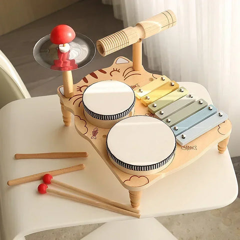 Montessori 7 in 1 Creative Music Set Teeny Pandas