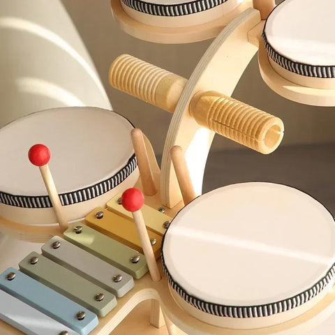 Montessori 7 in 1 Creative Music Set Teeny Pandas
