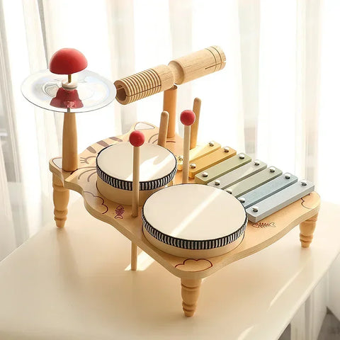 Montessori 7 in 1 Creative Music Set Teeny Pandas