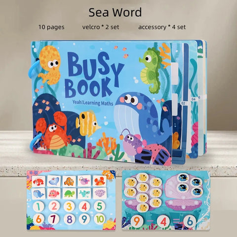Montessori Busy Book| Hands-On Learning and Development Teeny Pandas