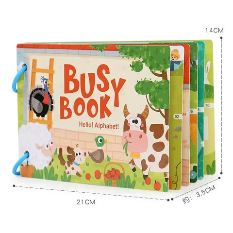 Montessori Busy Book| Hands-On Learning and Development Teeny Pandas