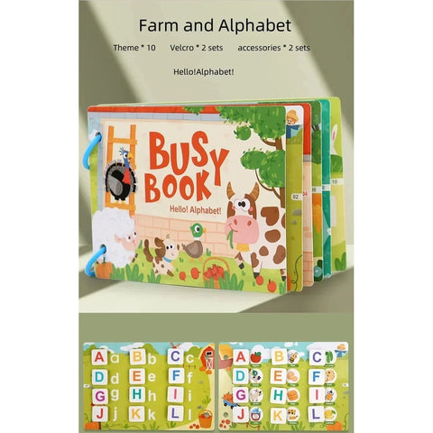 Montessori Busy Book| Hands-On Learning and Development Teeny Pandas