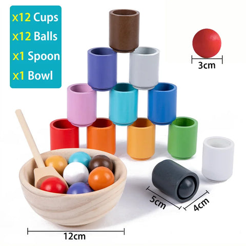 Montessori Color Classification Set Teeny Pandas