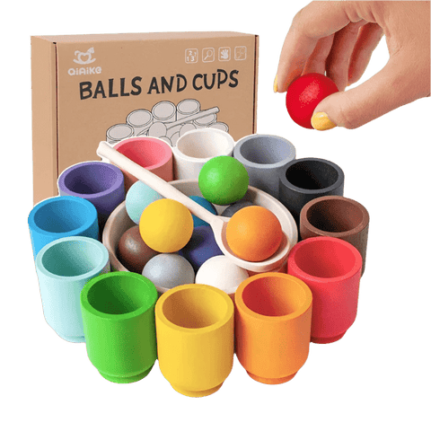 Montessori Color Classification Set Teeny Pandas