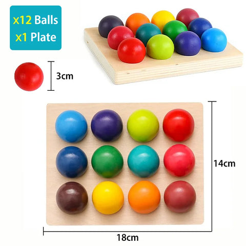 Montessori Color Classification Set Teeny Pandas
