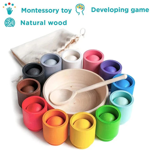 Montessori Color Classification Set Teeny Pandas