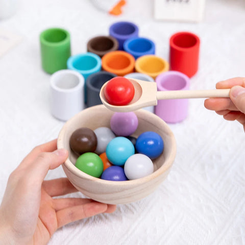 Montessori Color Classification Set Teeny Pandas
