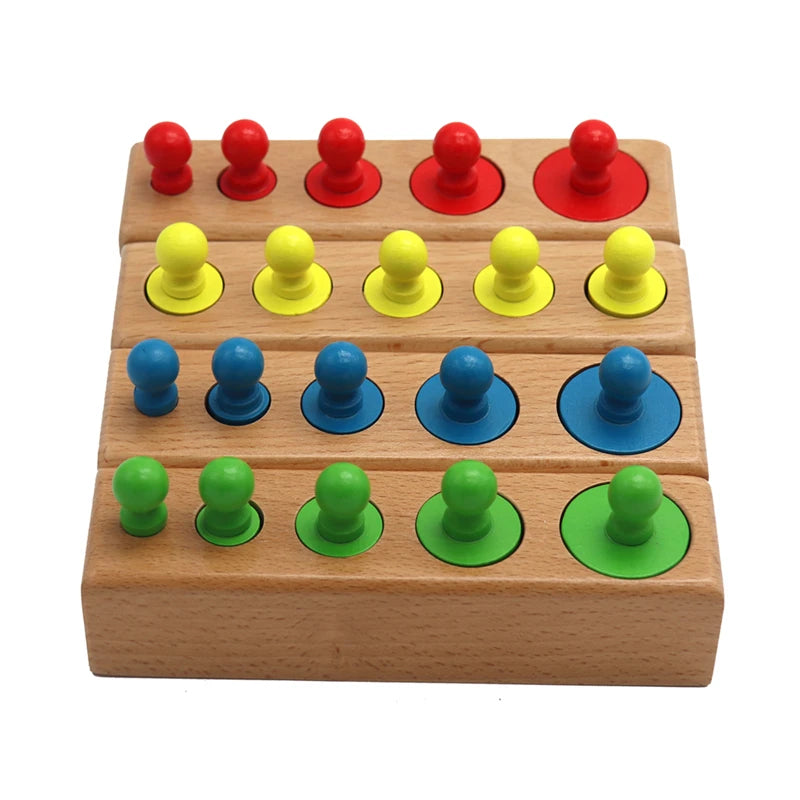 Montessori Cylinder Socket Puzzles Teeny Pandas