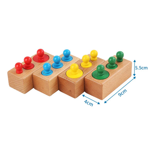 Montessori Cylinder Socket Puzzles Teeny Pandas