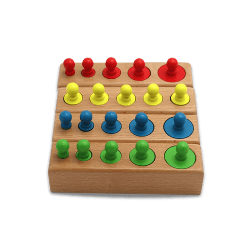 Montessori Cylinder Socket Puzzles Teeny Pandas