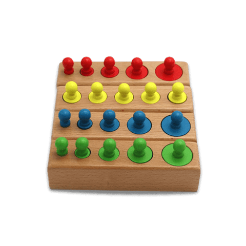 Montessori Cylinder Socket Puzzles Teeny Pandas