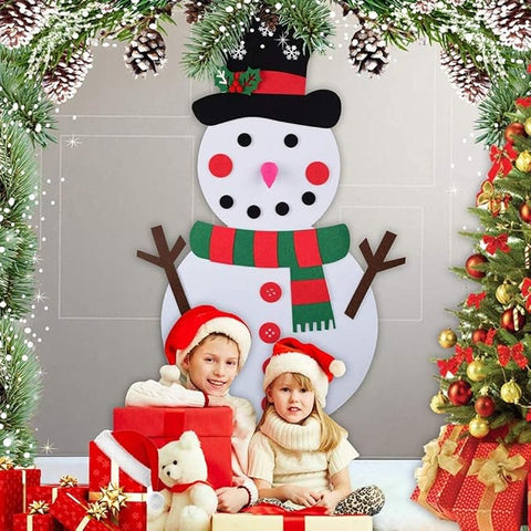 Montessori Felt Christmas Tree + Free Fairy Lights Teeny Pandas