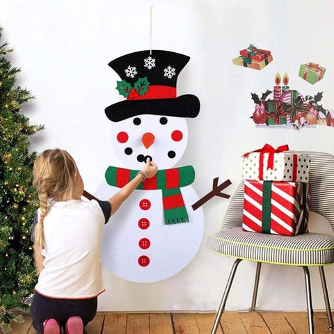 Montessori Felt Christmas Tree + Free Fairy Lights Teeny Pandas