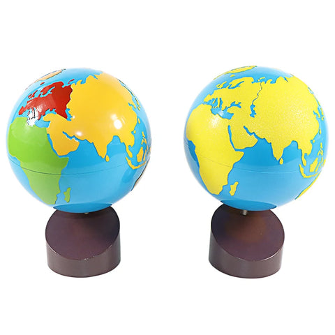 Montessori World Globe Teeny Pandas