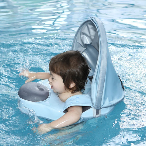 Blue Baby Swim Float - For Safe and Fun Swimming Experience! Teeny Pandas