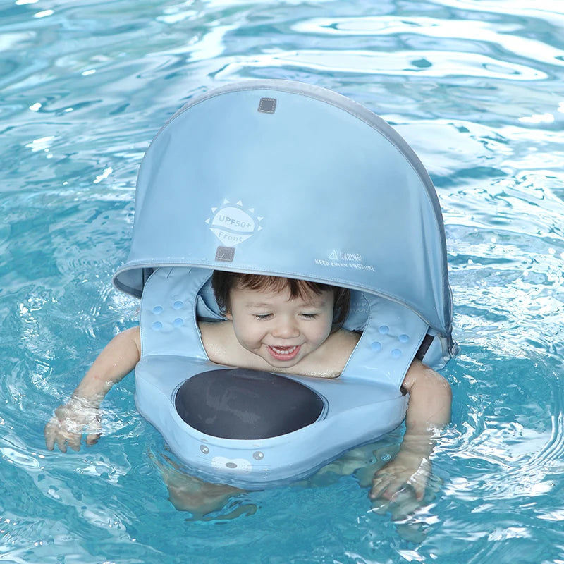 Blue Baby Swim Float - For Safe and Fun Swimming Experience! Teeny Pandas