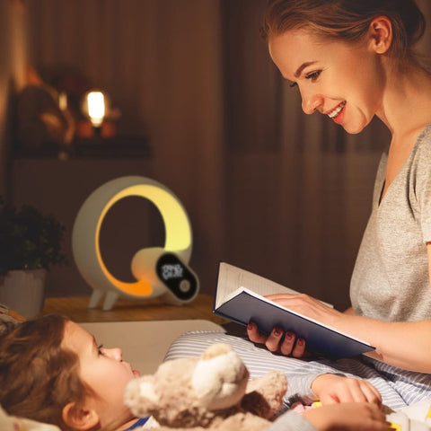 Kids Gentle Sunrise Alarm Clock - Wake Up to a Peaceful, Gentle Sunrise! Teeny Pandas