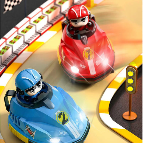 Kids Remote Control Bumper Cars - Safe & Fun RC Car Set Teeny Pandas