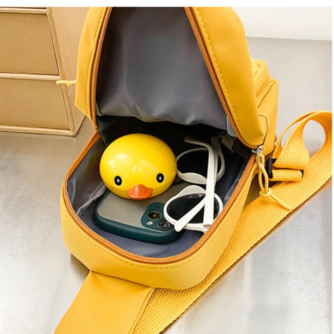 Children’s Cute Duck Bag – Adorable Fanny Pack and Messenger Satchel for Kids