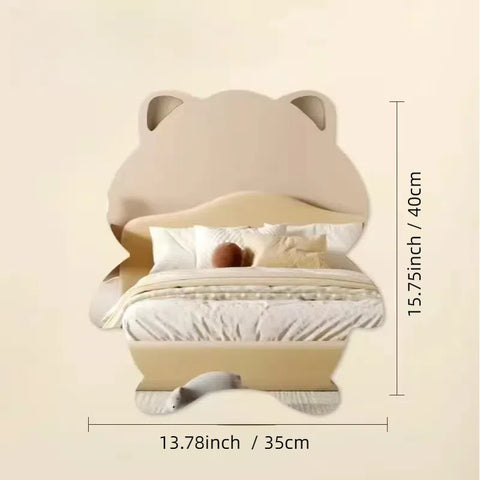 Hamster-Shaped Acrylic Safety Mirror for Kids
