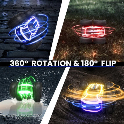 360° Rotating Double-Sided RC Car for Kids