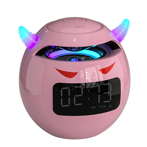 Monster Alarm Clock Bluetooth Speaker - With LED Digital Display