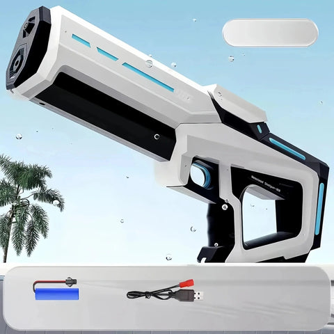 Electric Water Gun for Kids - Automatic Water Absorption with 32ft Range Teeny Pandas