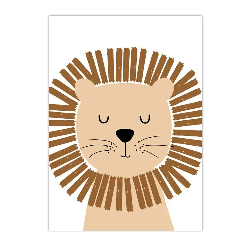 Kids Safari Animal Canvas Prints - Inspire Imagination and Creativity Teeny Pandas
