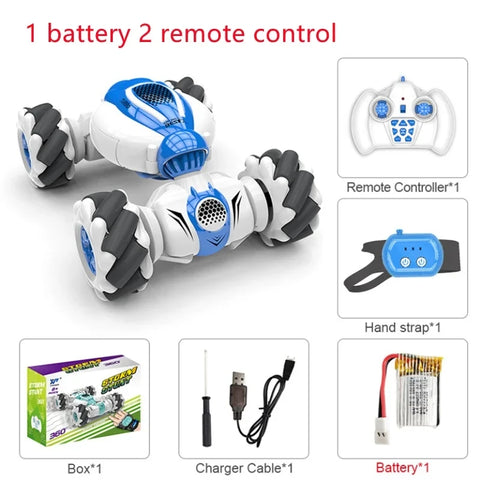 Mini RC Stunt Car – Air Gesture Control Toy for Kids