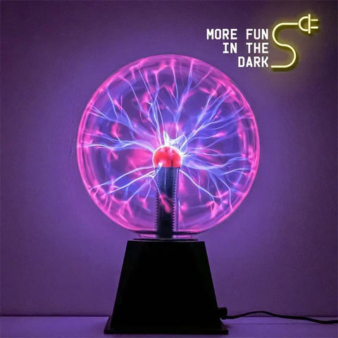 8 Inch Sound Control Magic Plasma Ball Lamp-  LED Night Light