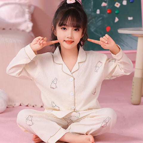 Girls Pajama Set – Cute and Cozy Sleepwear for Autumn and Winter