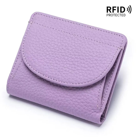 Fashion Girls Wallet – Genuine Leather Small Coin Purse and Card Holder