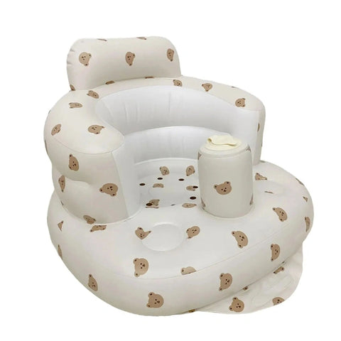 Inflatable Baby Sofa Seat with Safety Support - Designed for your Baby's Safety! Teeny Pandas