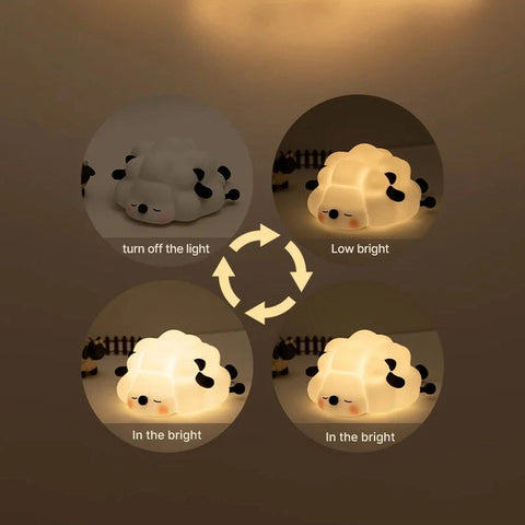 Adorable Sheep Night Light – Soft Glow for Sweet Dreams Teeny Pandas