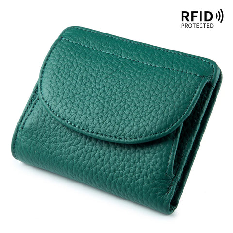Fashion Girls Wallet – Genuine Leather Small Coin Purse and Card Holder