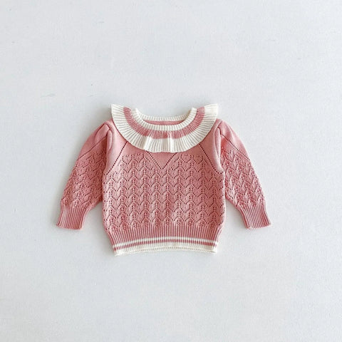 Girls Autumn Sweater Clothing - Baby Knitted Pullover Tops and Skirt Dress