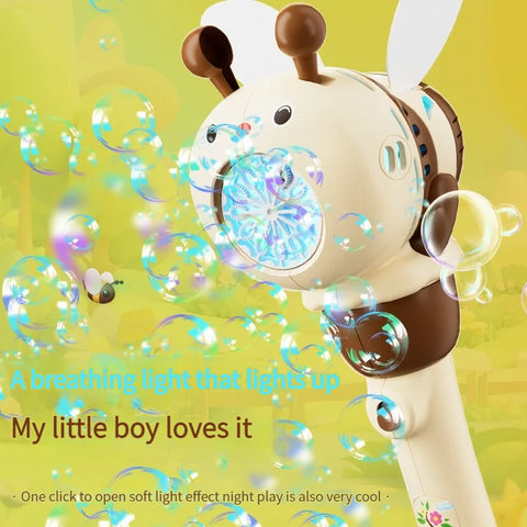Children’s Bee Bubble Blower Machine - For Outdoor Bubble Fun!