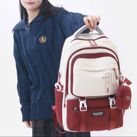 Waterproof School Backpack for Girls with Purse – Stylish & Practical Kids School Bag