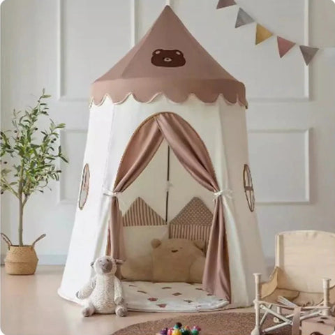 Cozy Nordic Play Tent for Kids - Transform Your Kids Room! Teeny Pandas