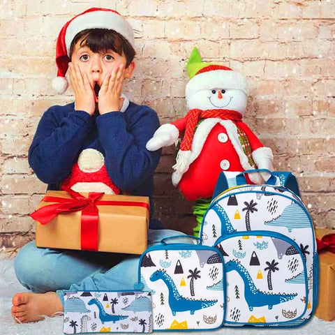 Toddler Backpack Set for Girls and Boys – Preschool Bookbag with Lunch Bag and Pencil Case