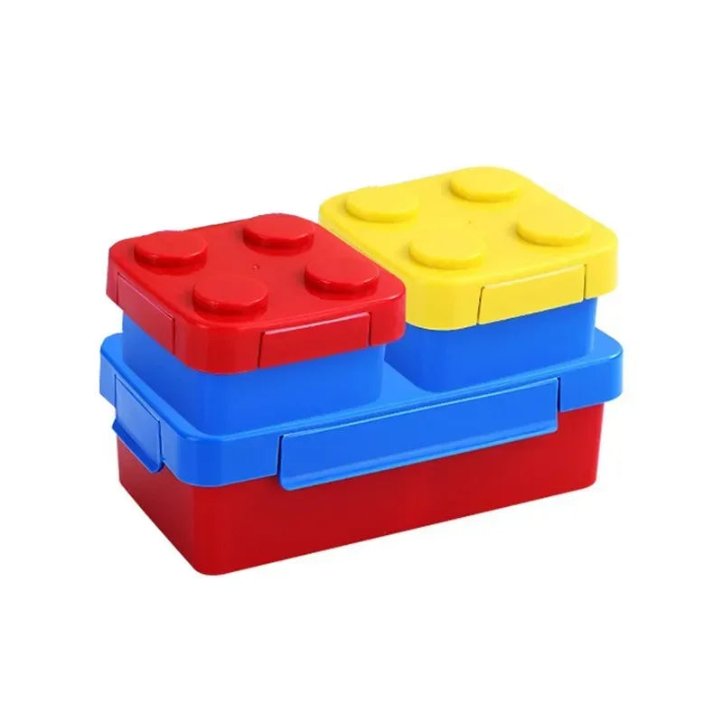 Kids Stackable Bento Lunch Box with Leak-Proof Compartments Teeny Pandas