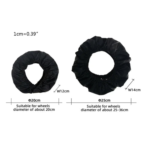 Baby Stroller Wheel Cover – Dustproof & Durable Oxford Cloth Protection