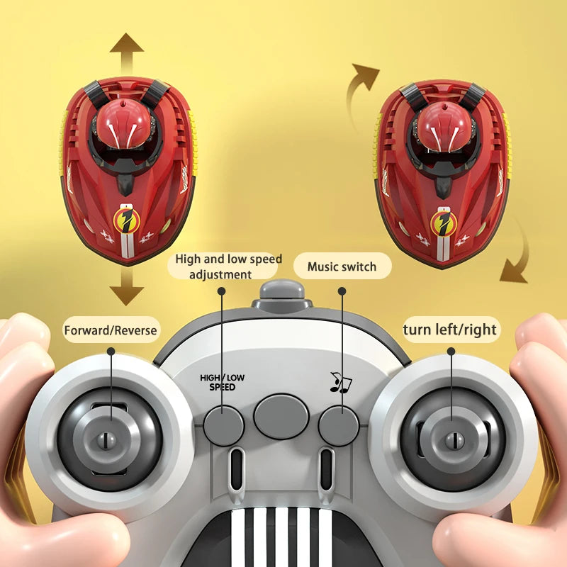 Kids Remote Control Bumper Cars - Safe & Fun RC Car Set Teeny Pandas