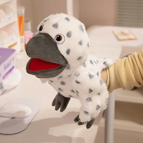 6-Style Toucan Hand Puppet Plush Toys – Parrot, Eagle, Peacock, Owl, Flamingo
