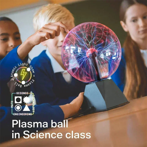 8 Inch Sound Control Magic Plasma Ball Lamp-  LED Night Light