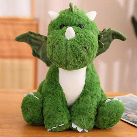 2-in-1 Green Dinosaur Plushies in a Dragon Egg