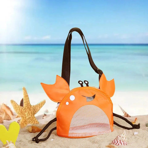 Kids Crab Mesh Beach Bag - Fun & Functional Storage Teeny Pandas